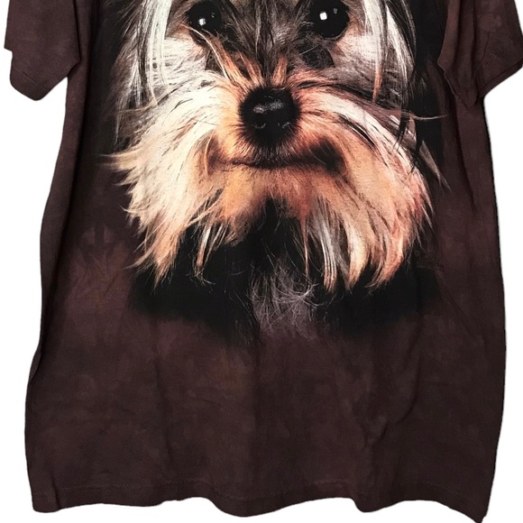 The Mountain Pup Dog Yorkie Short Sleeve Graphic Tee T-Shirt Shirt Top Large - Picture 5 of 10
